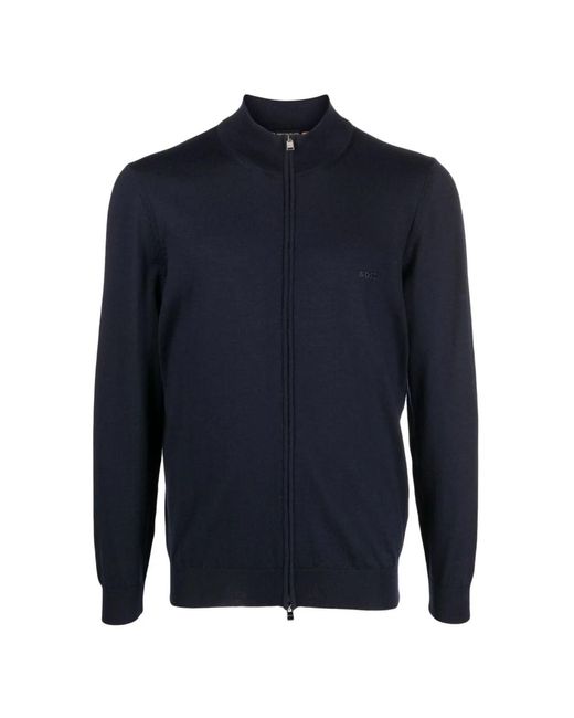 Cardigans HUGO de hombre de color Blue