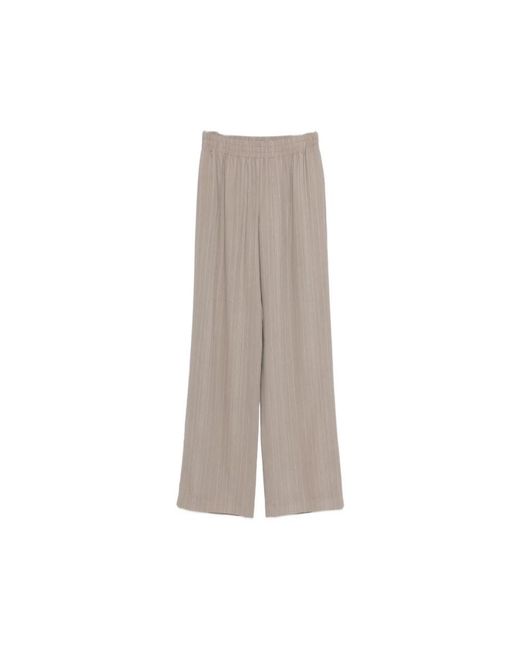 Golden Goose Deluxe Brand Brown Wide Trousers
