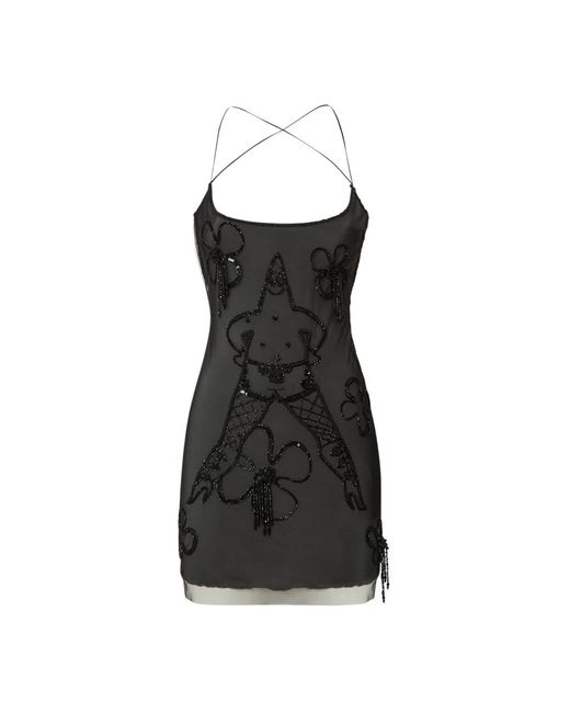 Gcds Patrick Mini Jurk in het Black