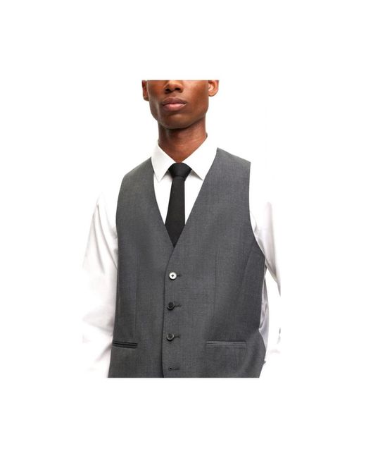 Vests Boss de hombre de color Gray