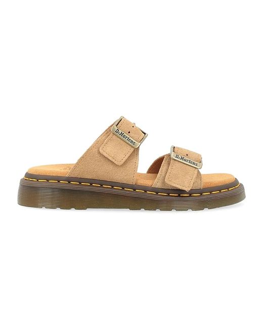 Sliders di Dr. Martens in Brown