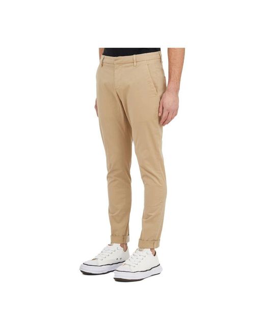 Slim-Fit Trousers Dondup de hombre de color Natural