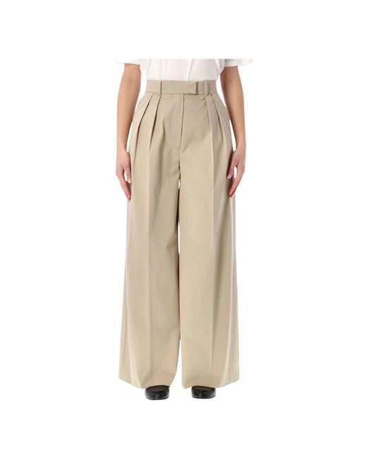 Anine Bing Natural Wide Trousers