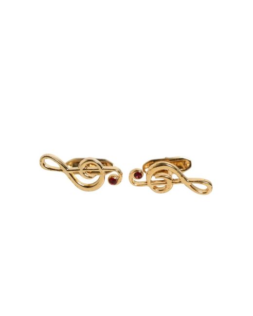 Dolce & Gabbana Metallic Cufflinks & Tie Clips for men