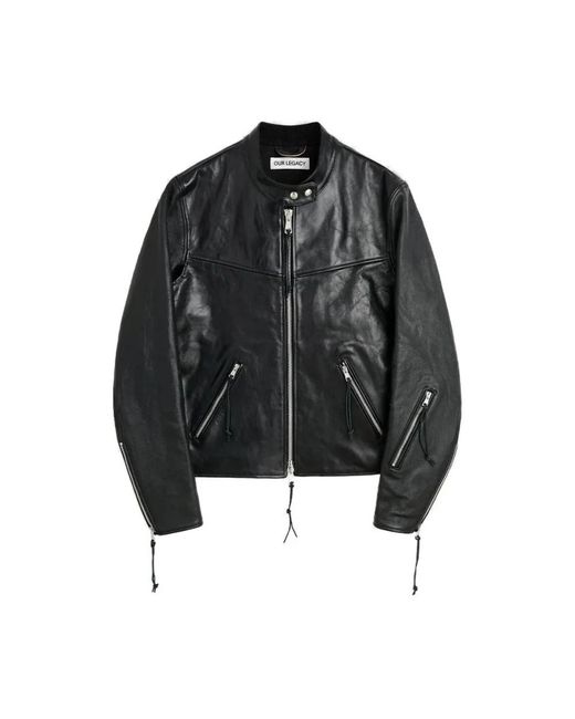 Leather Jackets Our Legacy de hombre de color Black