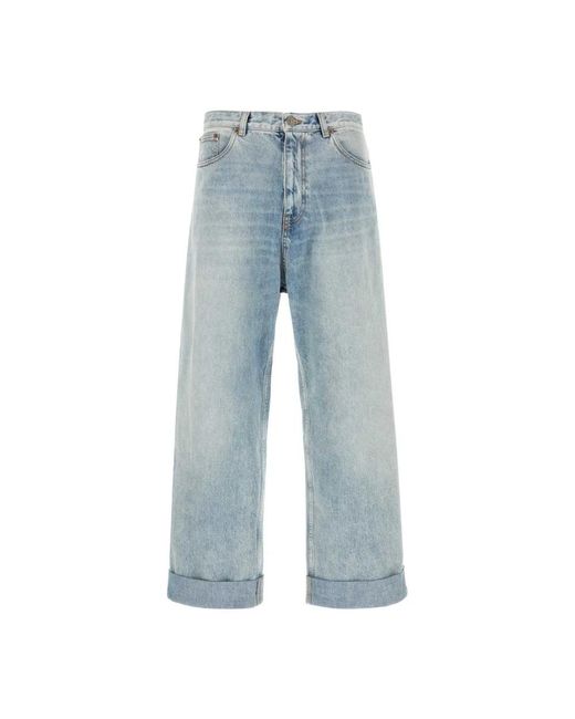 Valentino Garavani Blue Straight Jeans for men