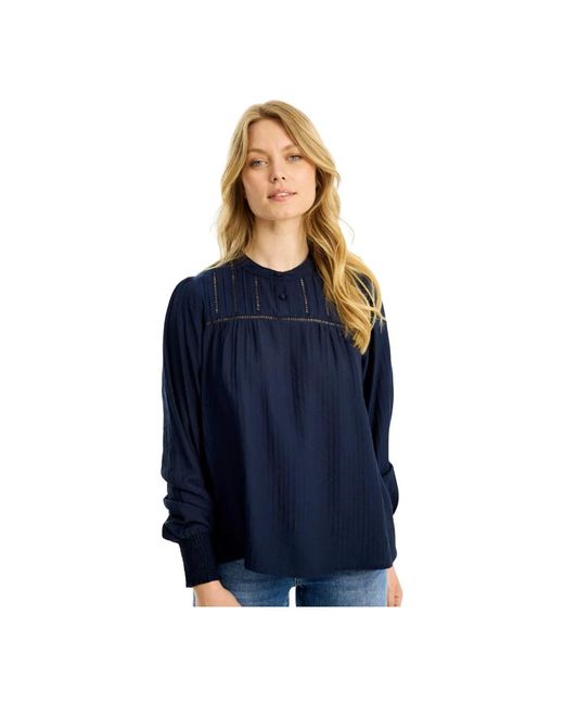 Blouses iN FRONT de color Blue