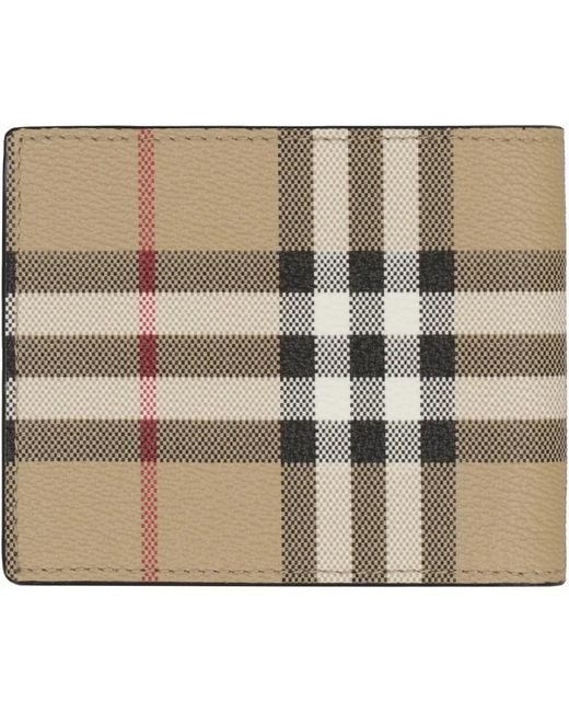 Burberry Accessoires ,Chiffon Portefeuilles & Porte-Cartes in het Natural