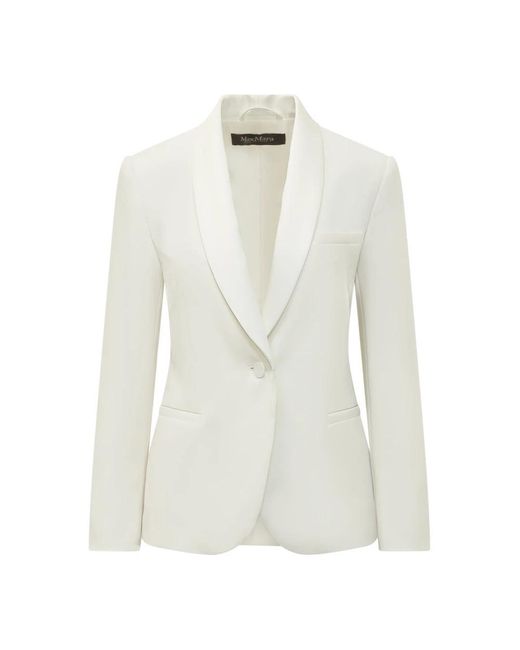 Max Mara Blazers in het White