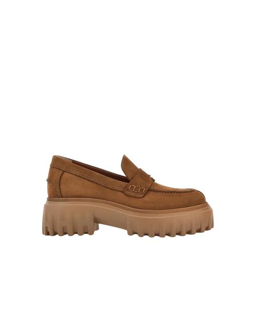 Hogan Schoenen ,Bruin ,Loafers in het Brown