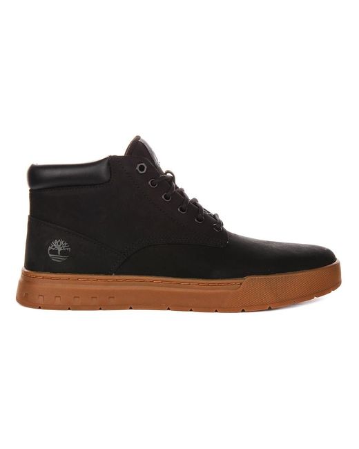 Timberland Black Lace-Up Boots for men