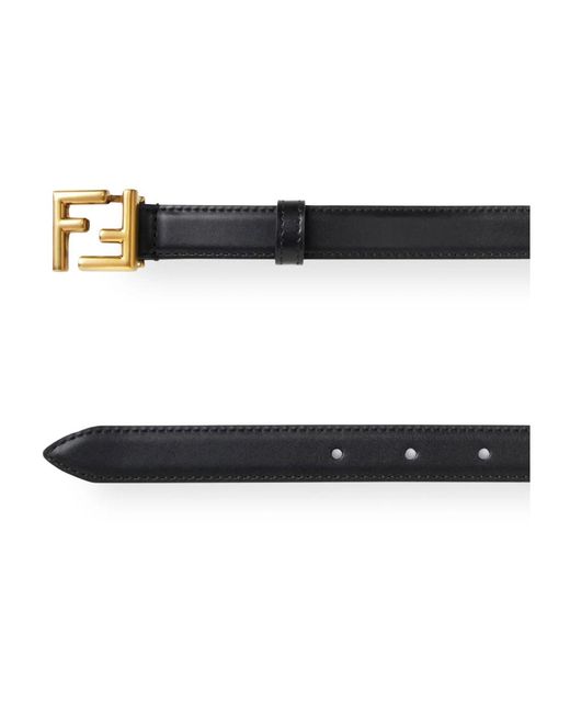 Fendi Black Belts