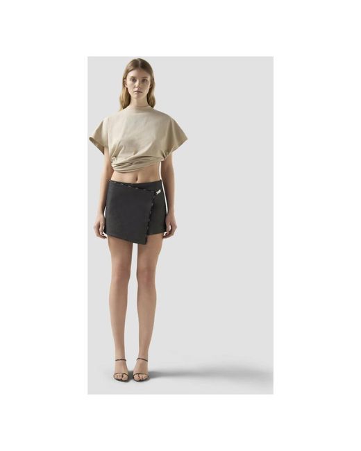 Gcds Black Short Shorts