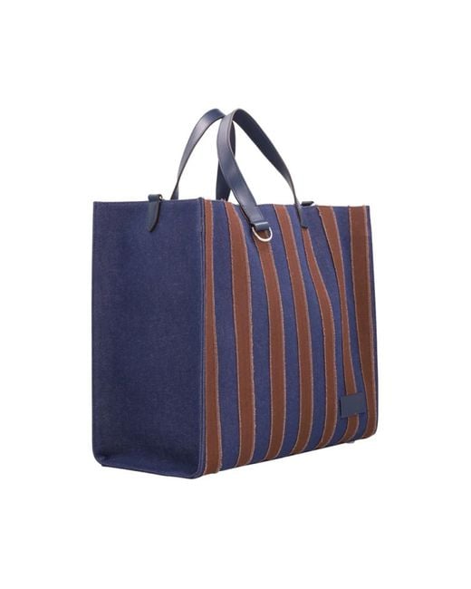 Fendi Blue Shopping Bags for men