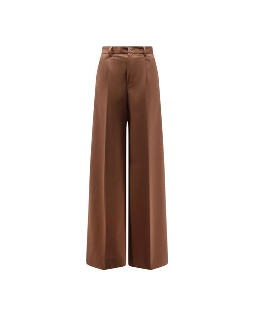 Hevò Brown Wide Trousers