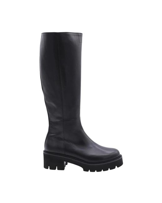 DONNA LEI Black High Boots