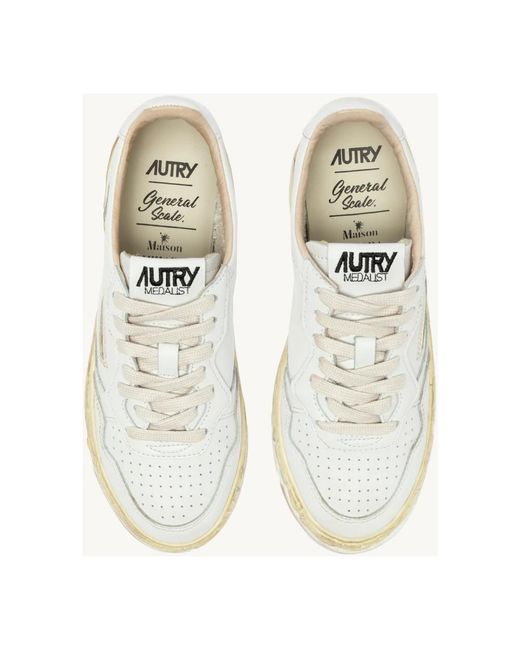 Autry White Sneakers for men