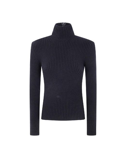 Max Mara Blue Turtlenecks