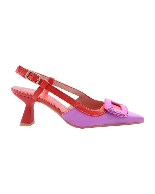 Elvillar slingback zapatos Hispanitas de color Pink