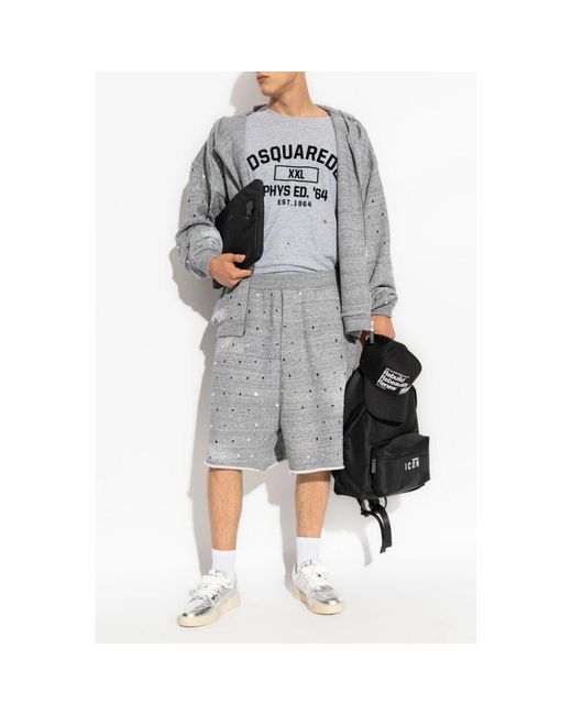 Casual Shorts DSquared² de hombre de color Gray