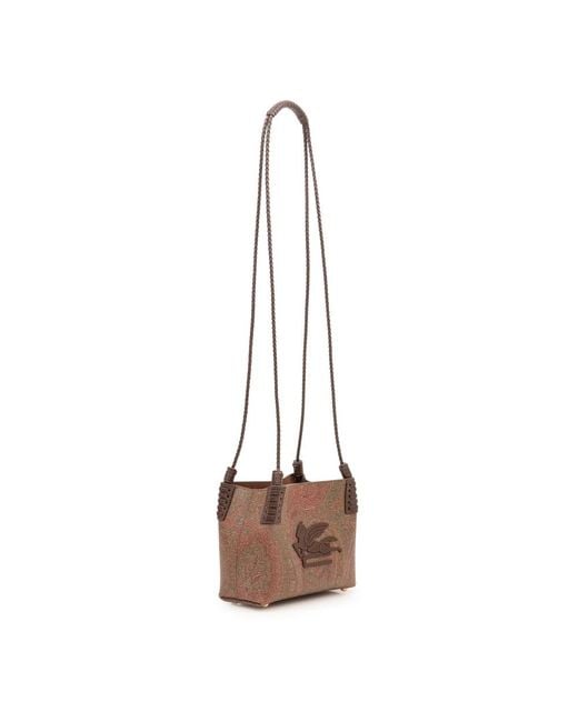 Etro Natural Cross Body Bags