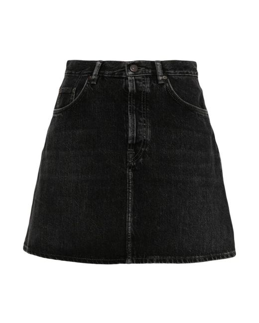 Acne Black Denim Skirts
