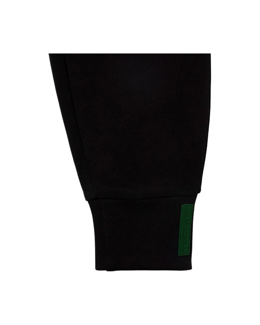 Sweatpants Lacoste de color Black