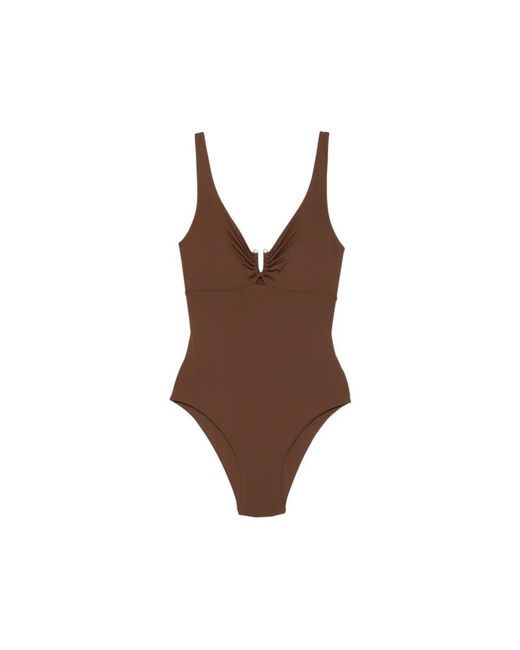 Fisico Brown One-Piece