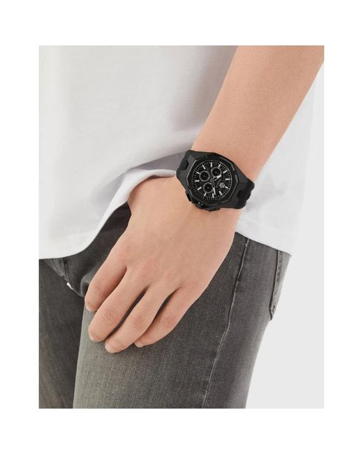 Philipp Plein Black Watches for men