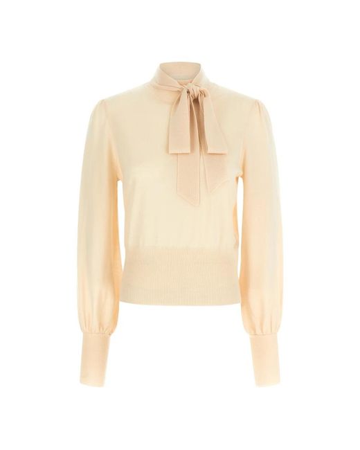 Zimmermann Pussybow Trui in het Natural