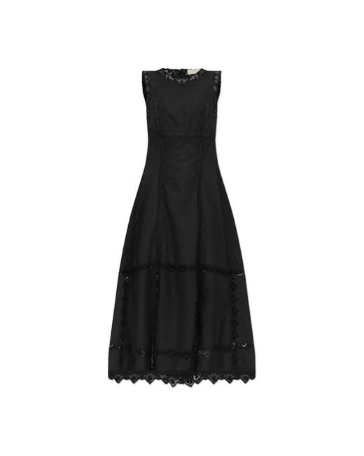 Ulla Johnson Black Kleid Anela