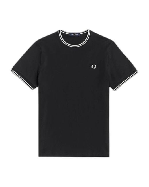 Fred Perry Black T-Shirts