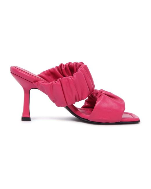 Dondup Pink Heeled Mules