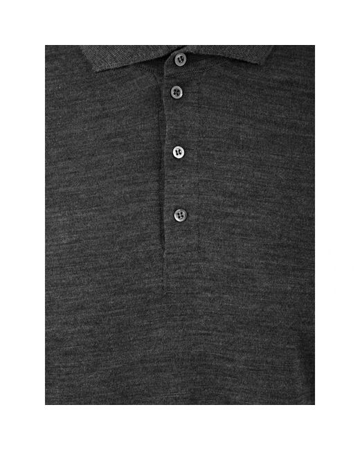 Drumohr Black Polo Shirts for men
