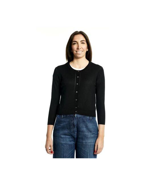 Aspesi Gebreid Vest in het Black
