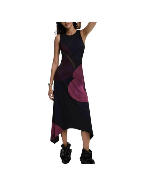 Desigual Black Midi Dresses