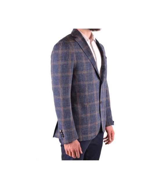 Lardini Blue Blazers for men