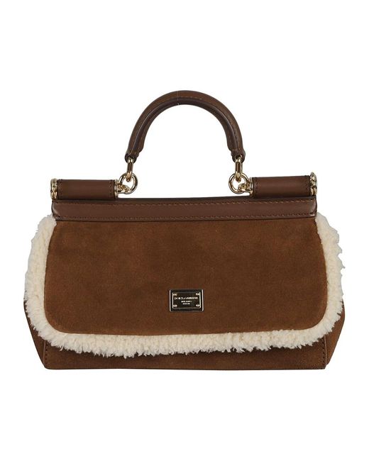 Dolce & Gabbana Brown Handbags