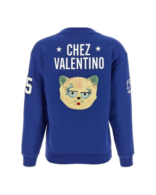 Valentino Garavani Blue Sweatshirts