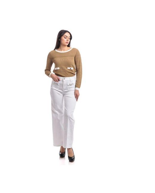 Wide Trousers di Liu Jo in White