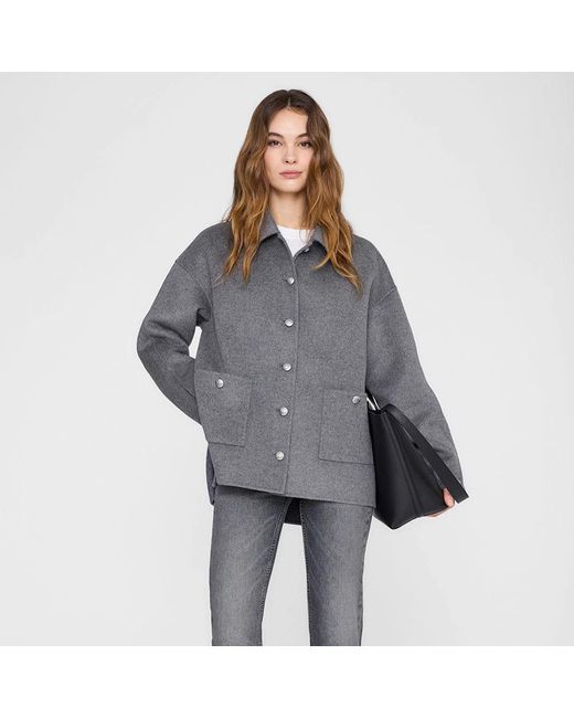 Anine Bing Gray Light Jackets