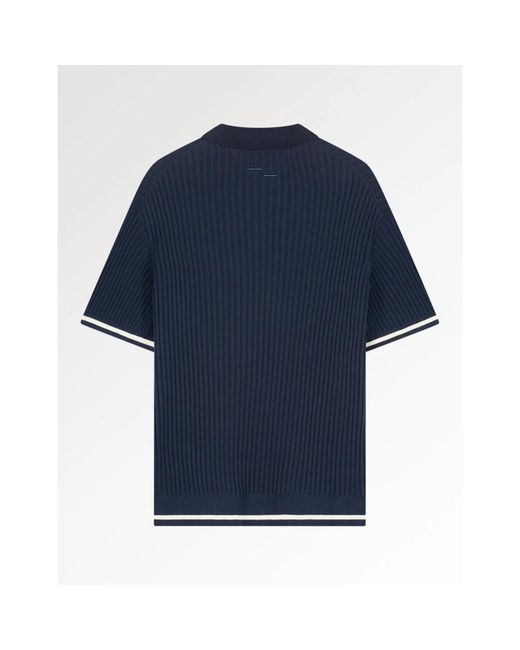 Filling Pieces Blue Round-Neck Knitwear for men