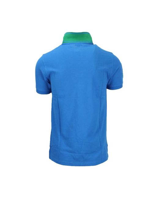 U.S. POLO ASSN. Baumwoll polo shirt in Blue für Herren