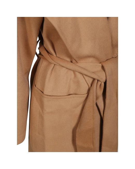 Coats > belted coats IVY & OAK en coloris Brown