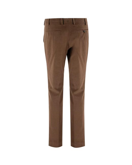BERWICK  1707 Stilvolle Herrenhose in Brown für Herren