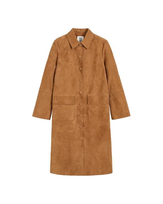 By Malene Birger Brown Single-Breasted Coats