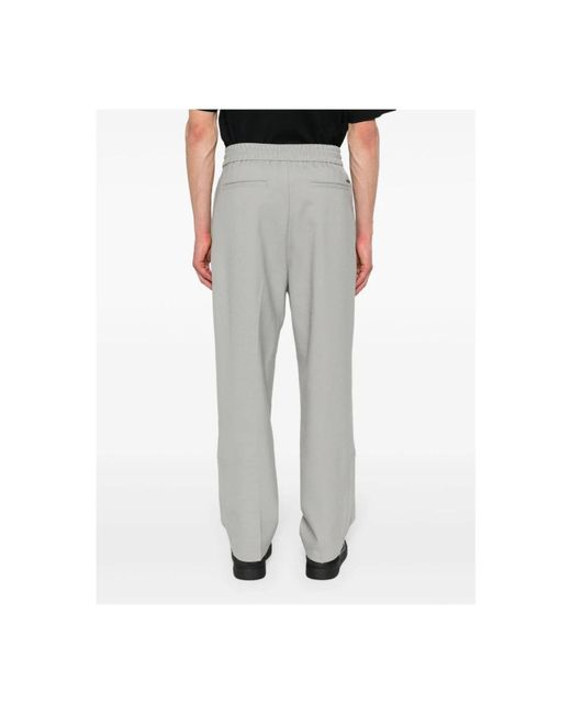 Emporio Armani Gray Sweatpants for men