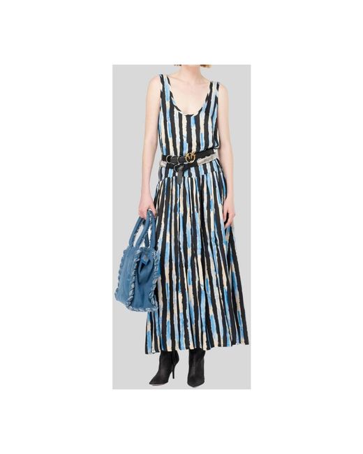 Pinko Blue Maxi Dresses