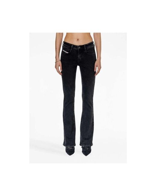 DIESEL Black Bootcut Jeans