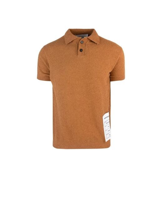 Amaranto Brown Polo Shirts for men